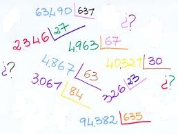 Practicamos las divisiones por una, dos y tres cifras