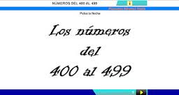 LOS NÚMEROS DEL 400 AL 499