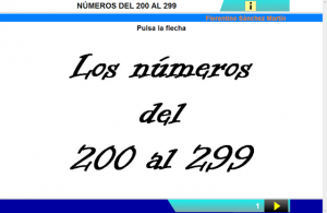 LOS NÚMEROS DEL 200 AL 299