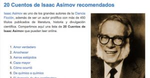 Cuentos de Isaac Asimov